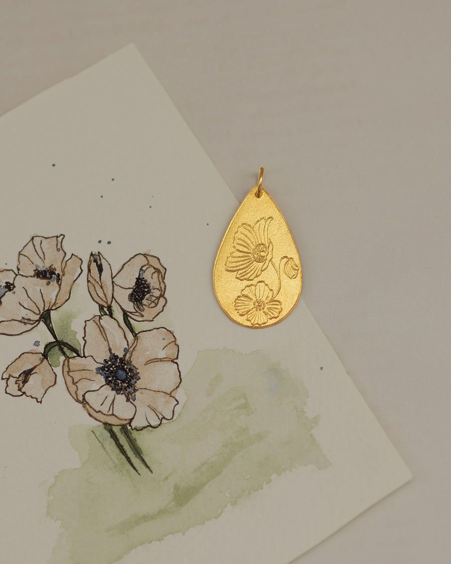 Anémona (Flor de Fevereiro) Amuleto
