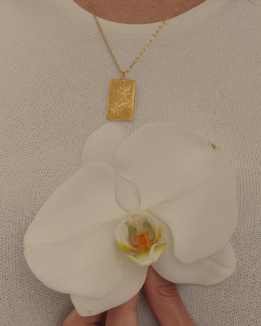 Orquídea (Flor de Março) Amuleto