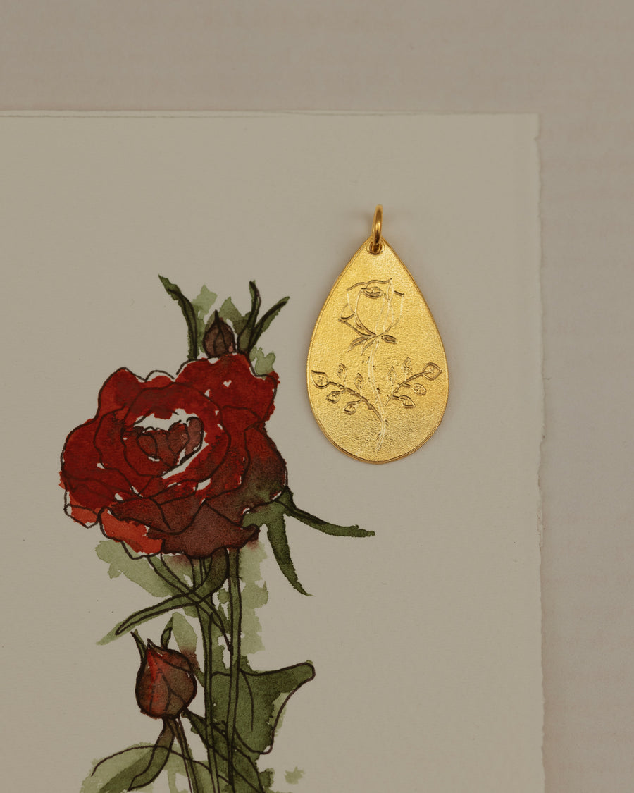Rosa (Flor de Novembro) Amuleto