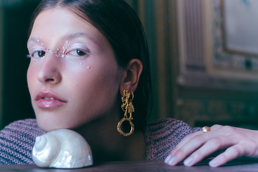 Poseidon Earring Single