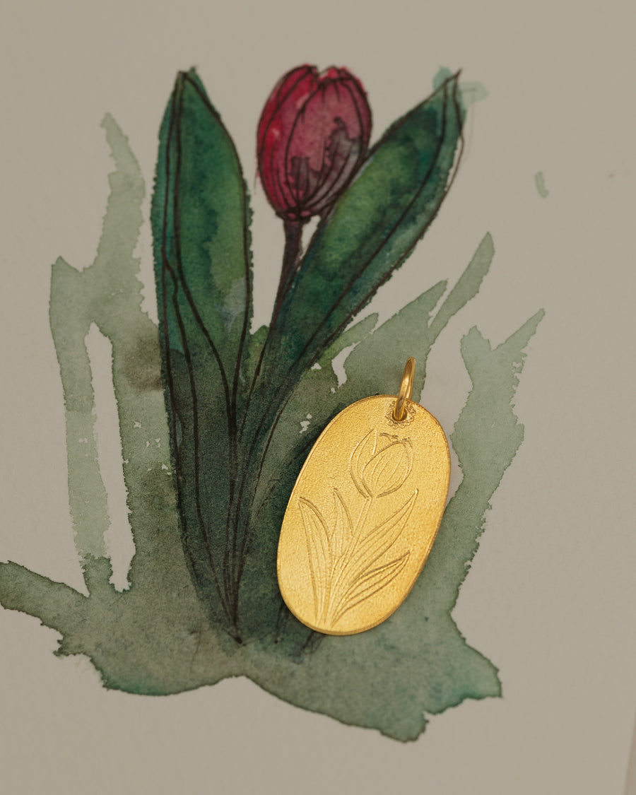 Túlipa (January Flower) Amulet