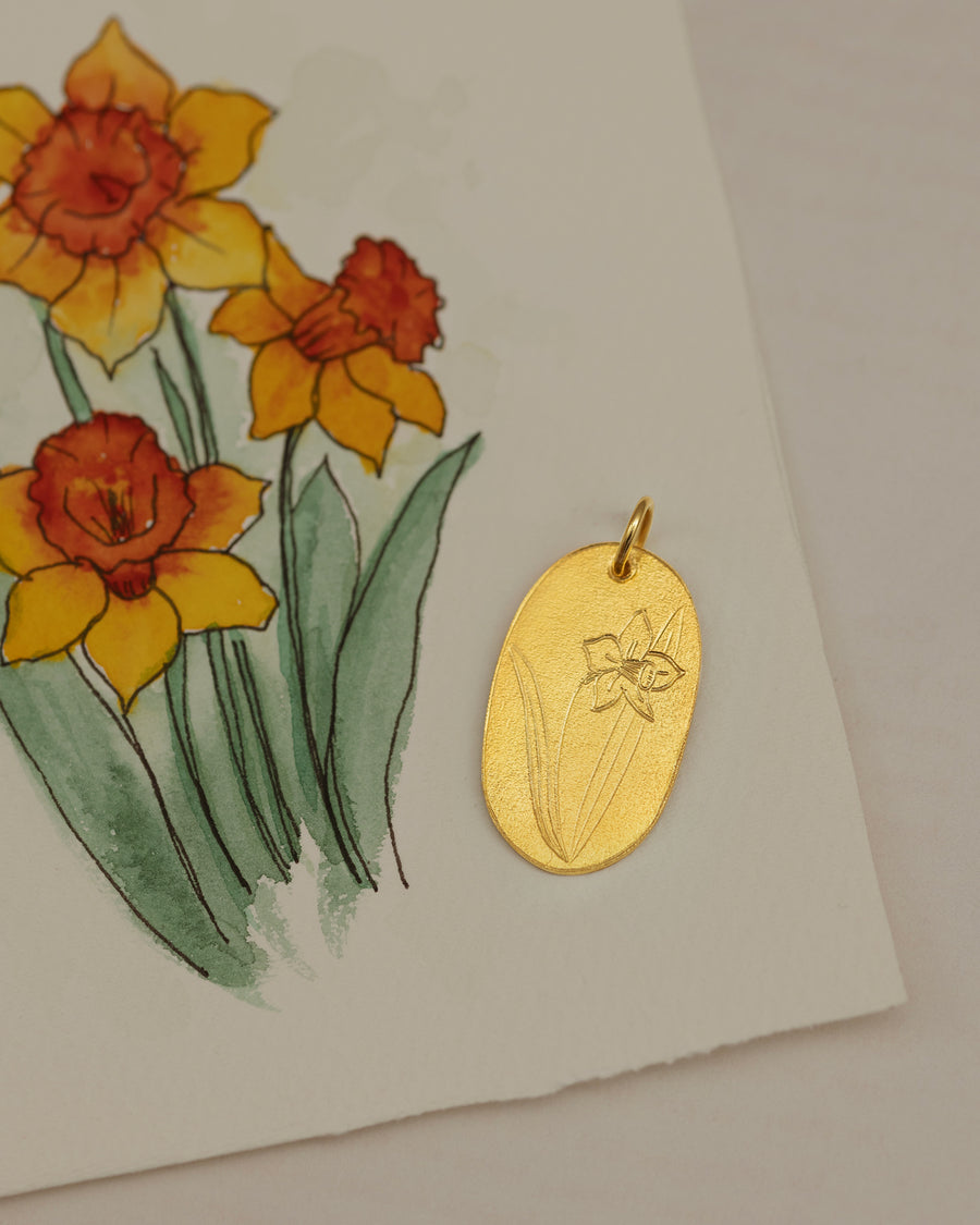 Narciso (Flor de Abril) Amuleto