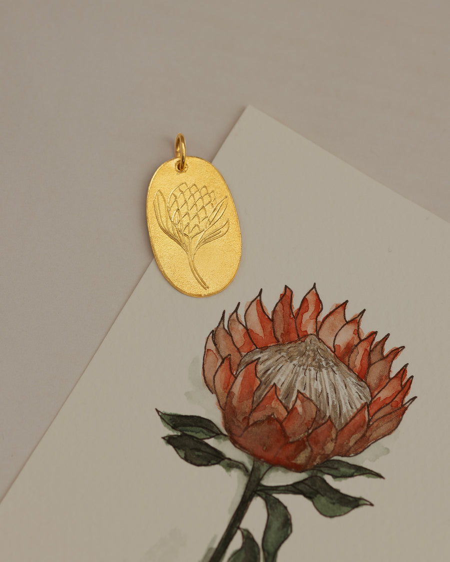 Protea (Flower of May) Amulet