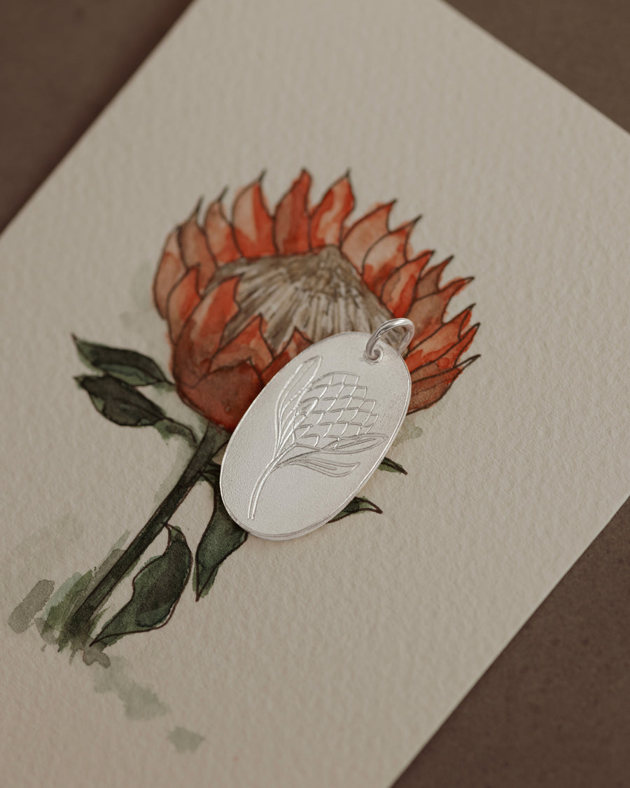 Protea (Flor de Maio) Amuleto